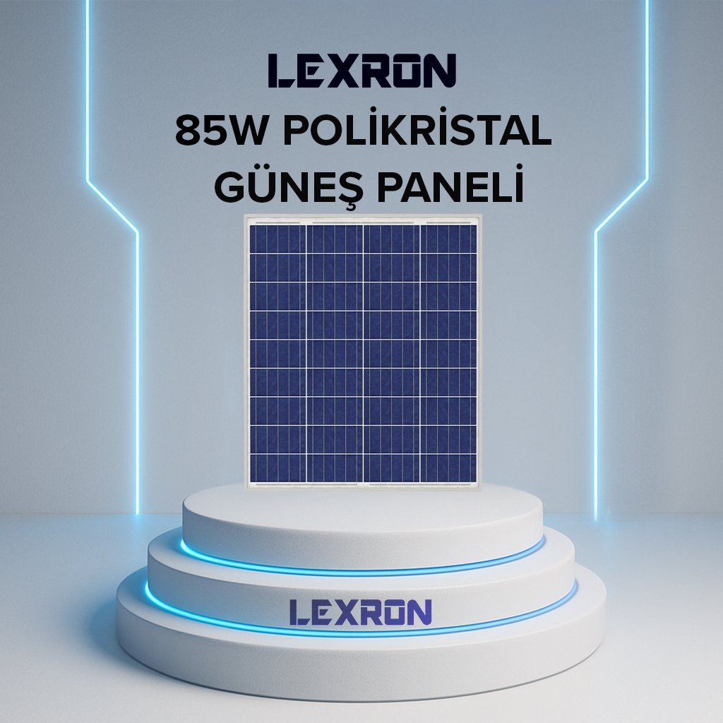 Lexron 85W POLİKRİSTAL ECOSOL GÜNEŞ PANELİ - Görsel 2